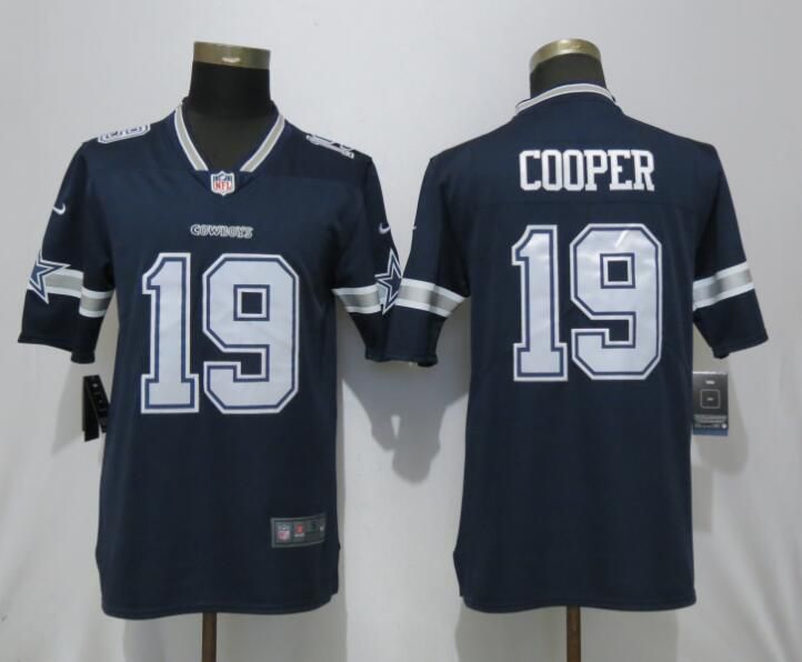 Men Dallas cowboys #19 Cooper Blue Nike Vapor Untouchable Limited Player NFL Jerseys->women nfl jersey->Women Jersey